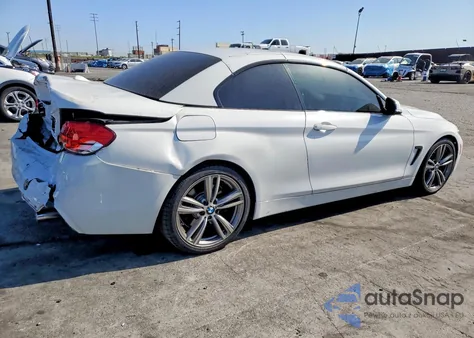 2016 BMW 435 I z USA, uszkodzony, nr VIN WBA3T3C51G5A41327